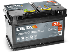 Аккумулятор Deta Senator3 DA722 (72 Ah)
